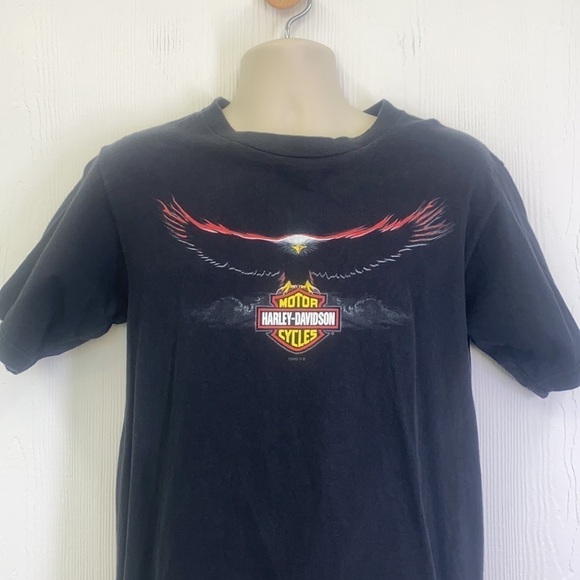 Harley Davidson - Vintage Bald Eagle Myrtle Beach South Carolina Shirt Size Med - Picture 3 of 10
